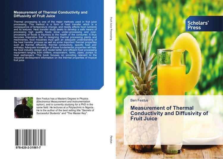 Produktbild: Measurement of Thermal Conductivity and Diffusivity of Fruit Juice