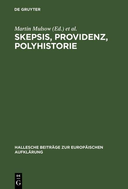 Produktbild: Skepsis, Providenz, Polyhistorie