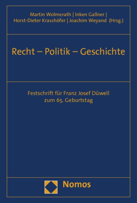 Produktbild: Recht - Politik - Geschichte