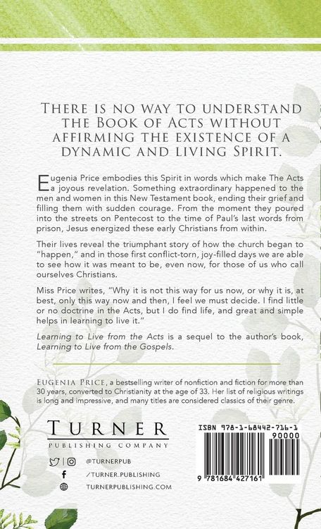 Produktbild: Learning to Live From the Acts
