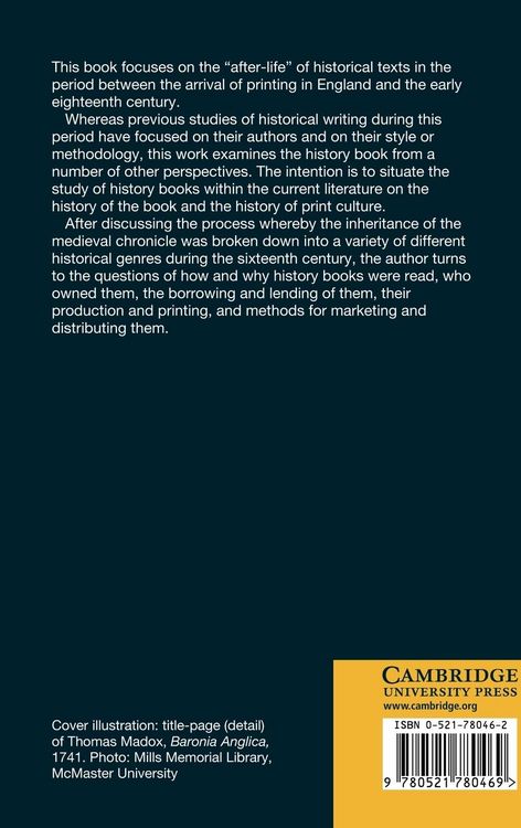 Produktbild: Reading History in Early Modern England