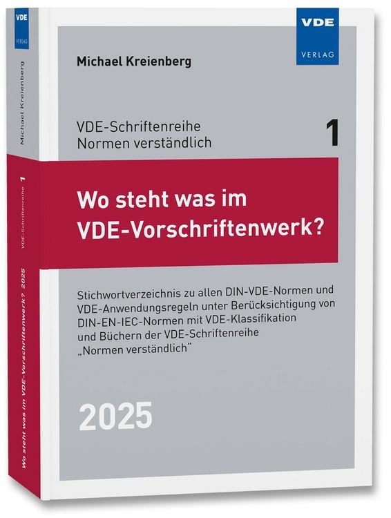 Produktbild: Wo steht was im VDE-Vorschriftenwerk? 2025