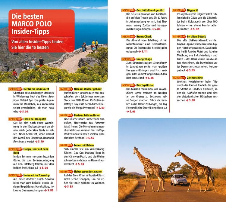 Produktbild: MARCO POLO Reisef&uuml;hrer S&uuml;dafrika