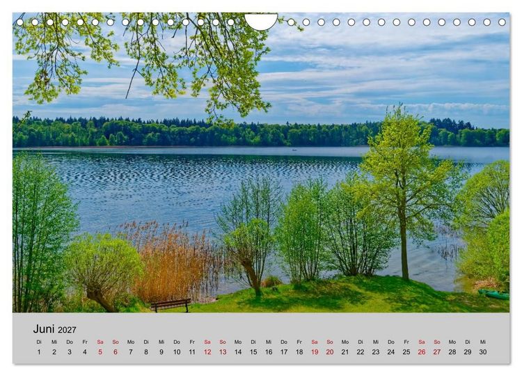 Produktbild: Biosph&auml;renreservat Schaalsee (Wandkalender 2027 DIN A4 quer), CALVENDO Monatskalender
