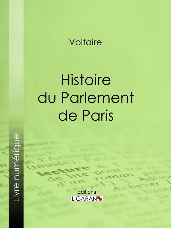 Produktbild: Histoire du Parlement de Paris