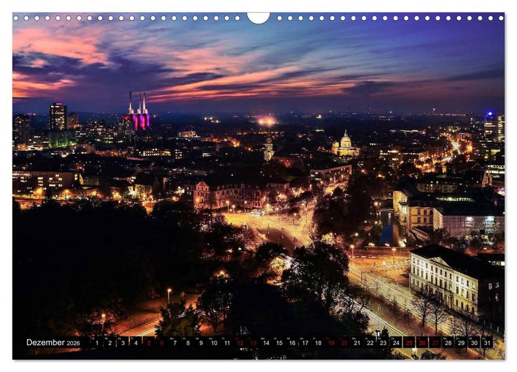 Produktbild: Hannover - Luftige Einblicke (Wandkalender 2026 DIN A3 quer), CALVENDO Monatskalender