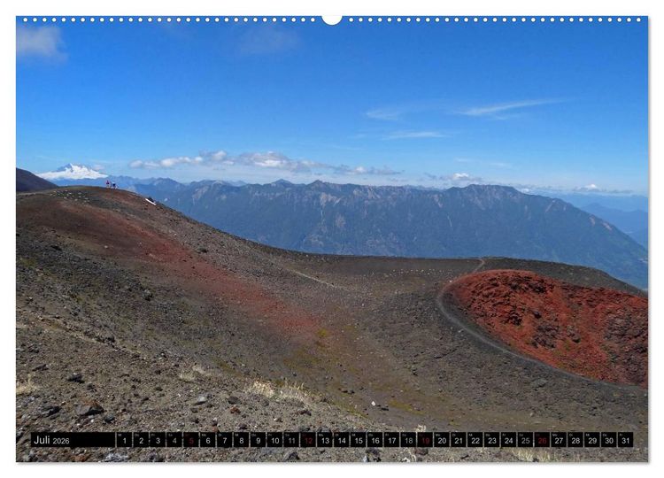 Produktbild: Tanz auf dem Vulkan - Osorno (Chile) (hochwertiger Premium Wandkalender 2026 DIN A2 quer), Kunstdruck in Hochglanz