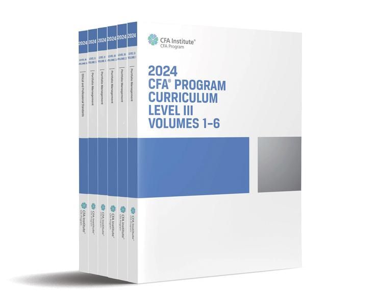 Produktbild: 2024 CFA Program Curriculum Level III Box Set