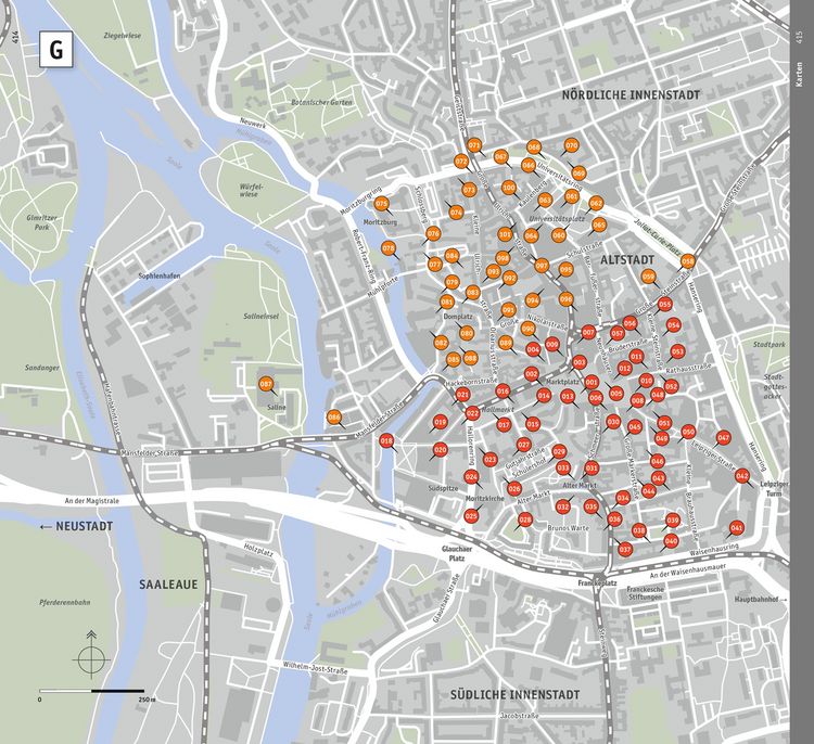 Produktbild: Halle an der Saale. Architekturf&uuml;hrer