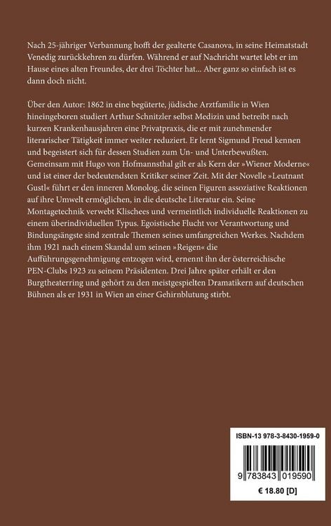 Produktbild: Casanovas Heimfahrt