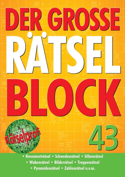 Bild vom Artikel Der große Rätselblock 43 vom Autor 