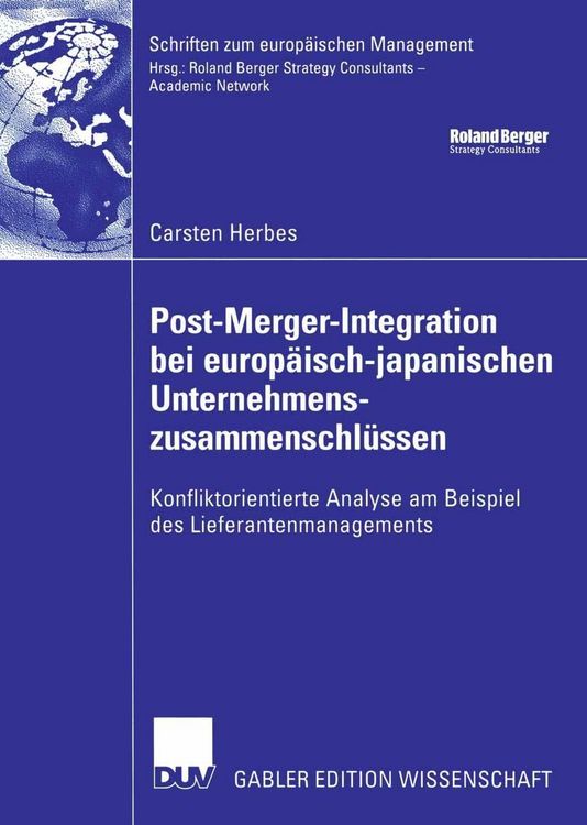 Produktbild: Post-Merger-Integration bei europ&auml;isch-japanischen Unternehmenszusammenschl&uuml;ssen