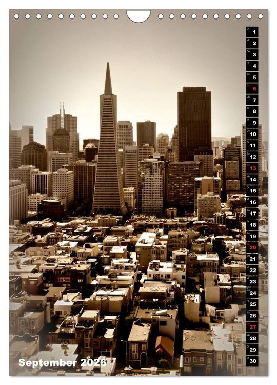 Produktbild: Herrliches Reiseziel... SAN FRANCISCO (Wandkalender 2026 DIN A4 hoch), CALVENDO Monatskalender