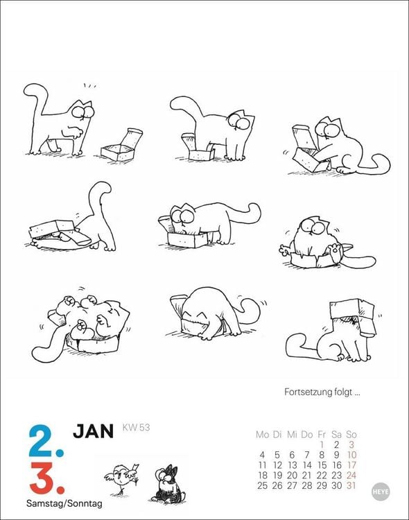 Produktbild: Simons Katze Tagesabrei&szlig;kalender 2027