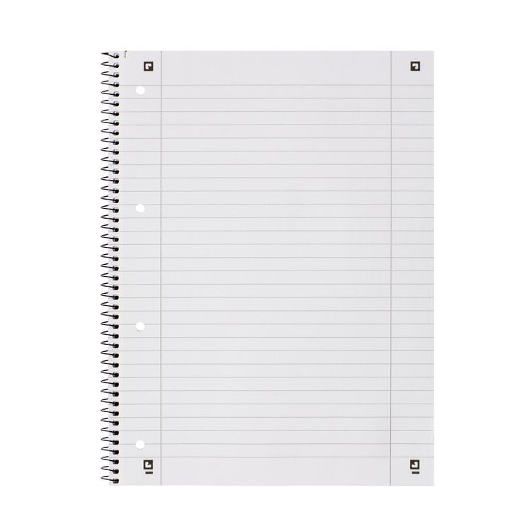 Produktbild: OXFORD Collegeblock A4+ 80 Blatt, liniert mit Rand links und rechts, 90 g/m&sup2;, 4fach gelocht