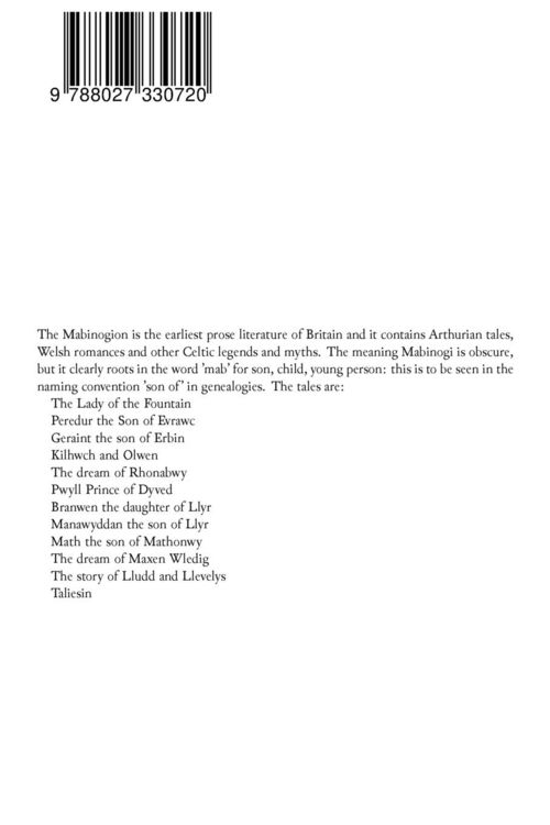 Produktbild: The Mabinogion