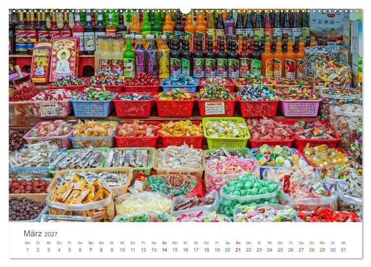 Produktbild: M&auml;rkte in S&uuml;dostasien (Wandkalender 2027 DIN A2 quer), CALVENDO Monatskalender