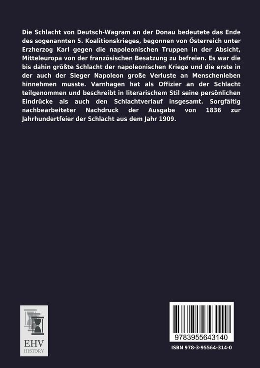 Produktbild: Die Schlacht von Deutsch-Wagram am 5. und 6. Juli 1809