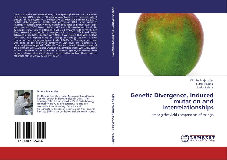 Produktbild: Genetic Divergence, Induced mutation and Interrelationships