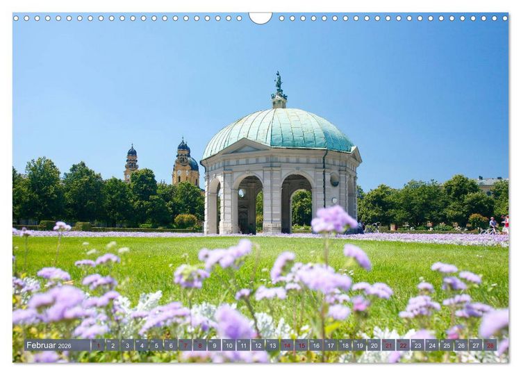 Produktbild: Weltst&auml;dtchen M&uuml;nchen (Wandkalender 2026 DIN A3 quer), CALVENDO Monatskalender