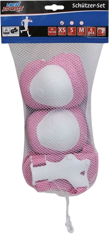 Produktbild: New Sports Sch&uuml;tzer-Set pink, Gr&ouml;&szlig;e XS bis 25 kg