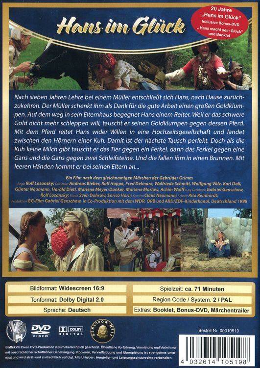 Produktbild: Hans im Gl&uuml;ck - Jubil&auml;umsedition mit Bonus-DVD und Booklet - Limitiert [2 DVDs]