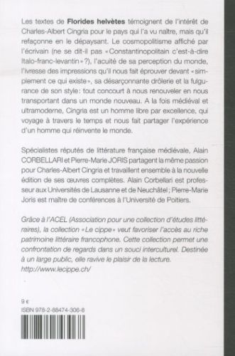 Produktbild: Florides helv&egrave;tes de Charles-Albert Cingria