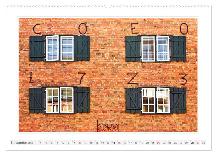 Produktbild: Architektur. Imposante Fassaden (hochwertiger Premium Wandkalender 2026 DIN A2 quer), Kunstdruck in Hochglanz