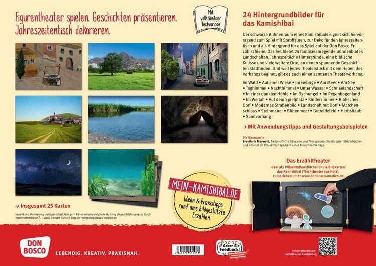 Produktbild: 24 Hintergrundbilder f&uuml;r das Kamishibai