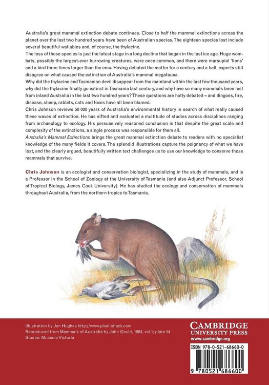 Produktbild: Australia's Mammal Extinctions