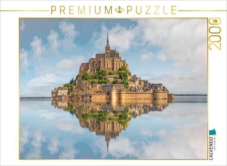 Produktbild: CALVENDO Puzzle Mont Saint Michel, Normandie, Frankreich | 2000 Teile Lege-Gr&ouml;&szlig;e 90x67cm Foto-Puzzle f&uuml;r gl&uuml;ckliche Stunden