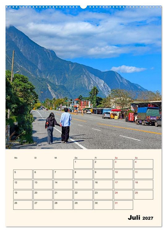Produktbild: Taiwan &ndash; Traumreise durch Asiens Geheimtipp (Wandkalender 2027 DIN A2 hoch), CALVENDO Monatskalender