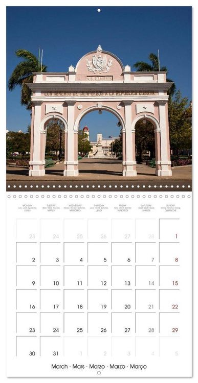 Produktbild: Carribean - Cuba (Wall Calendar 2026 12 &times; 12 Inch) CALVENDO 12 Month Wall Calendar