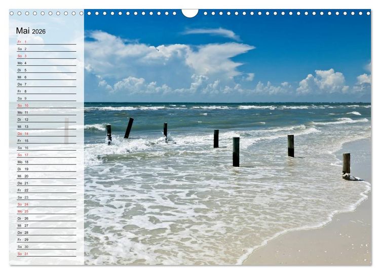 Produktbild: FLORIDA Idyllischer Sonnenscheinstaat (Wandkalender 2026 DIN A3 quer), CALVENDO Monatskalender