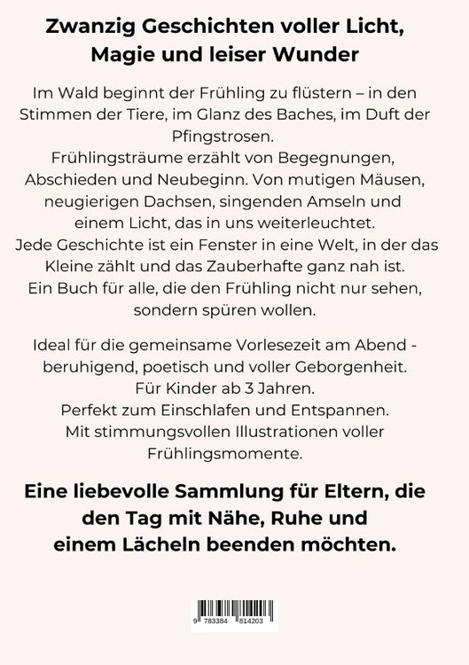 Produktbild: Fr&uuml;hlingstr&auml;ume - Gute-Nacht-Geschichten f&uuml;r Kinder ab 3 Jahren
