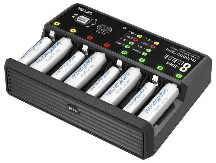 Produktbild: SKYRC NC3000 Octa Ladeger&auml;t NiMH, NiCd Mignon (AA), Micro (AAA)