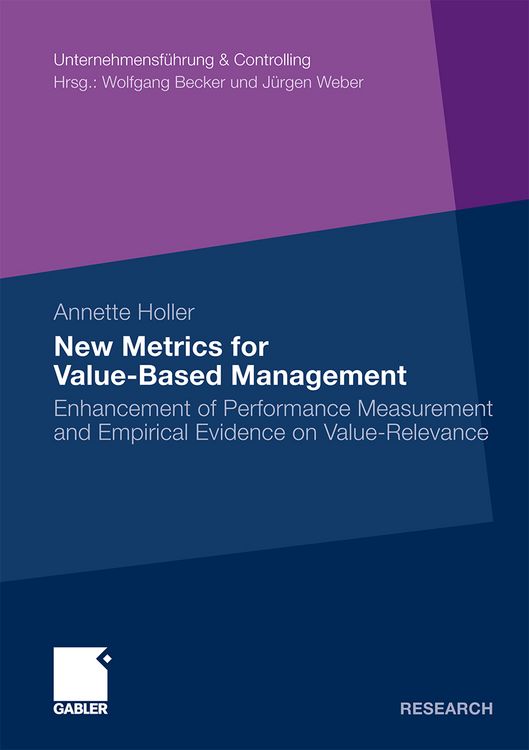 Produktbild: New Metrics for Value-Based Management
