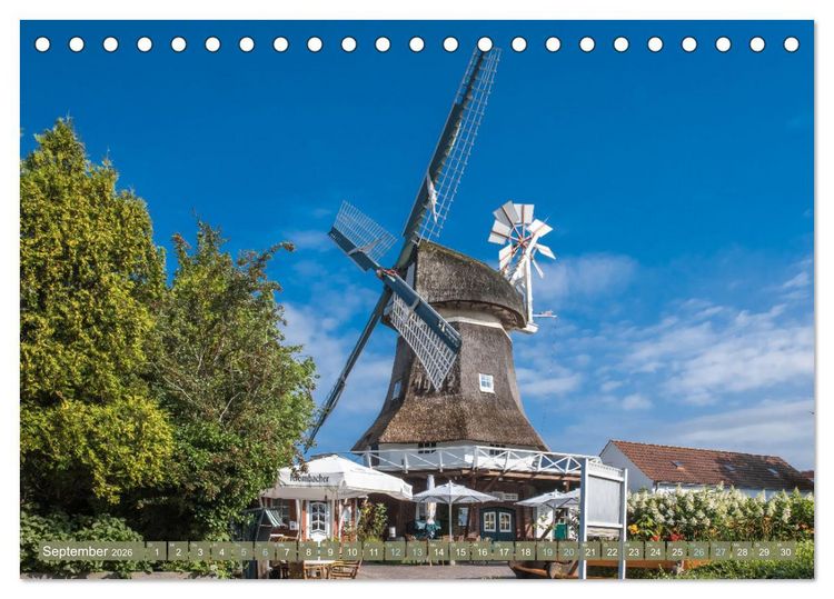 Produktbild: Nordsee Insel Norderney (Tischkalender 2026 DIN A5 quer), CALVENDO Monatskalender