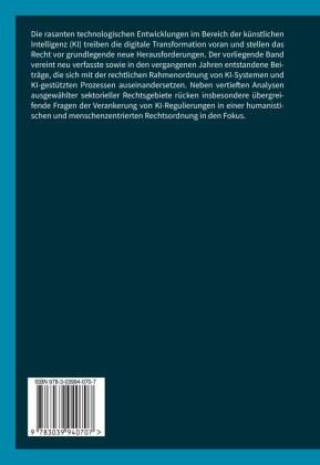 Produktbild: K&uuml;nstliche Intelligenz und rechtliche Normenordnung