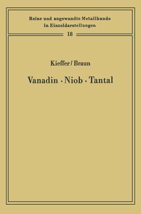 Produktbild: Vanadin Niob &middot; Tantal