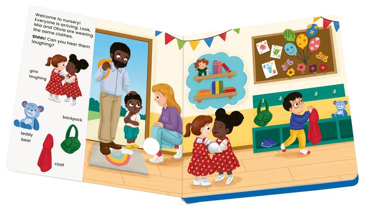 Produktbild: Play+ Shh ... Who's there? In Nursery (sound book)