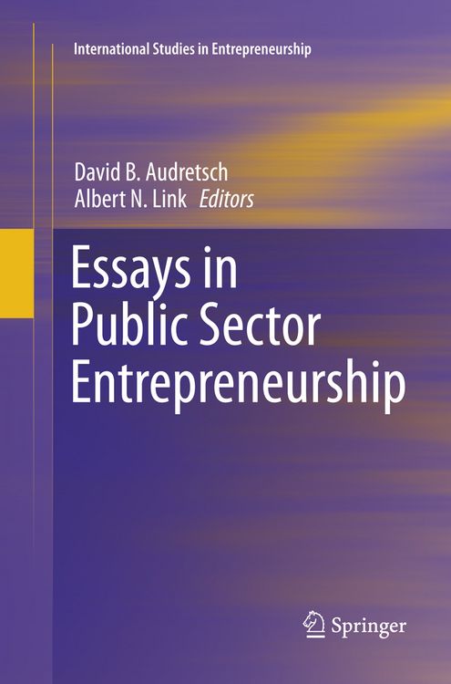 Produktbild: Essays in Public Sector Entrepreneurship