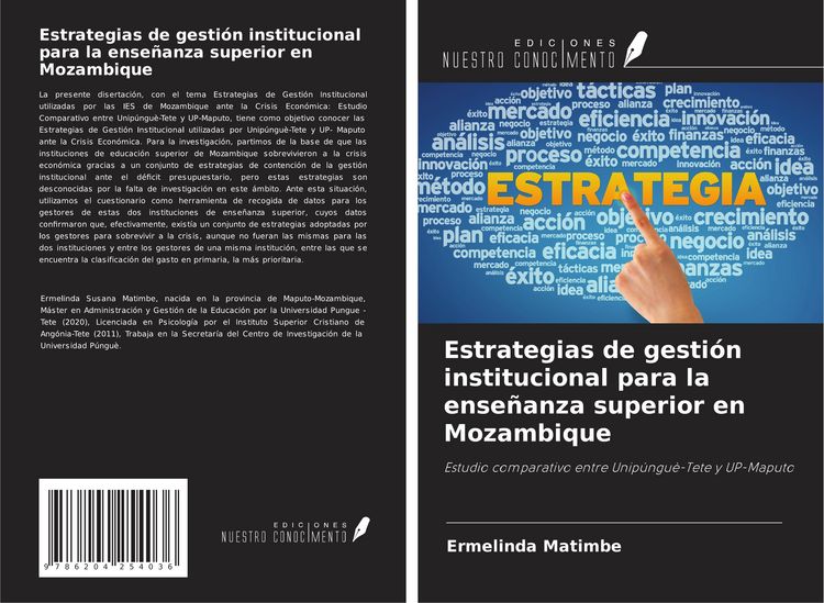 Produktbild: Estrategias de gesti&oacute;n institucional para la ense&ntilde;anza superior en Mozambique