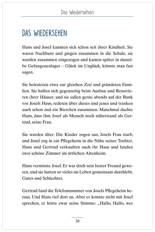 Produktbild: Hoffnungs-, Trost- und Gl&uuml;cksgeschichten f&uuml;r Senioren