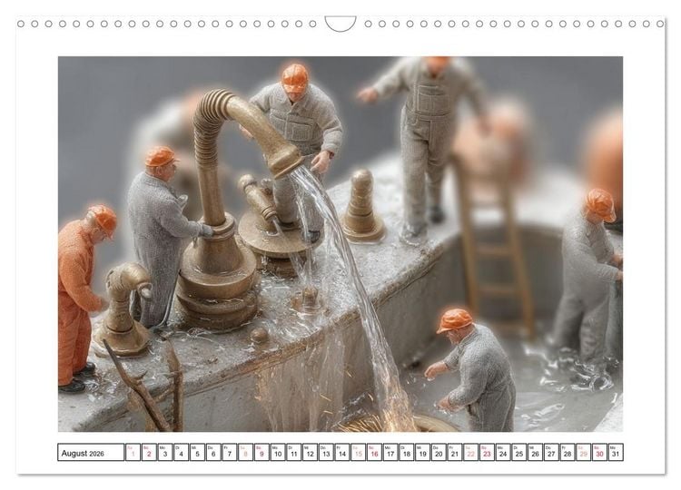 Produktbild: Kleine Helden &ndash; Gro&szlig;es Handwerk (Wandkalender 2026 DIN A3 quer), CALVENDO Monatskalender