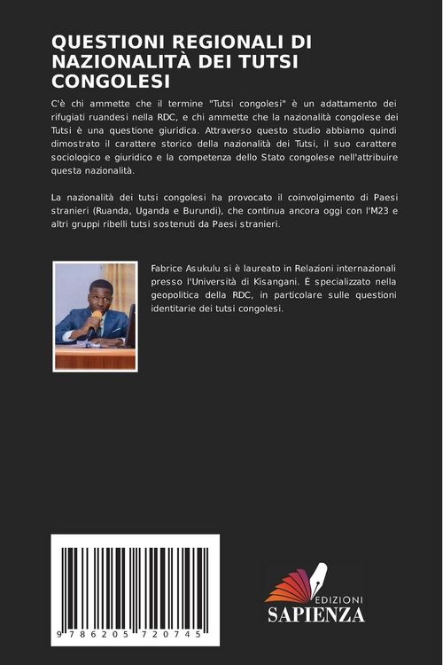 Produktbild: Questioni Regionali Di Nazionalit&agrave; Dei Tutsi Congolesi
