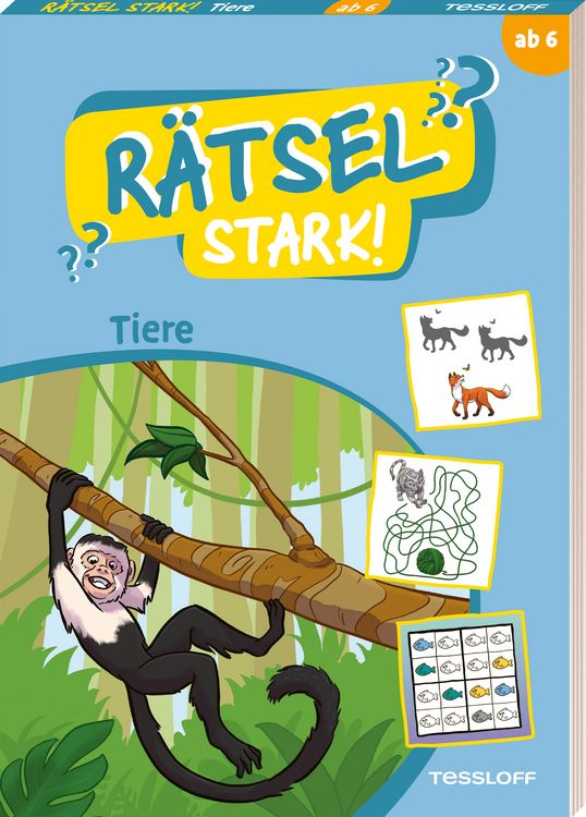 Produktbild: R&auml;tselstark. Tiere