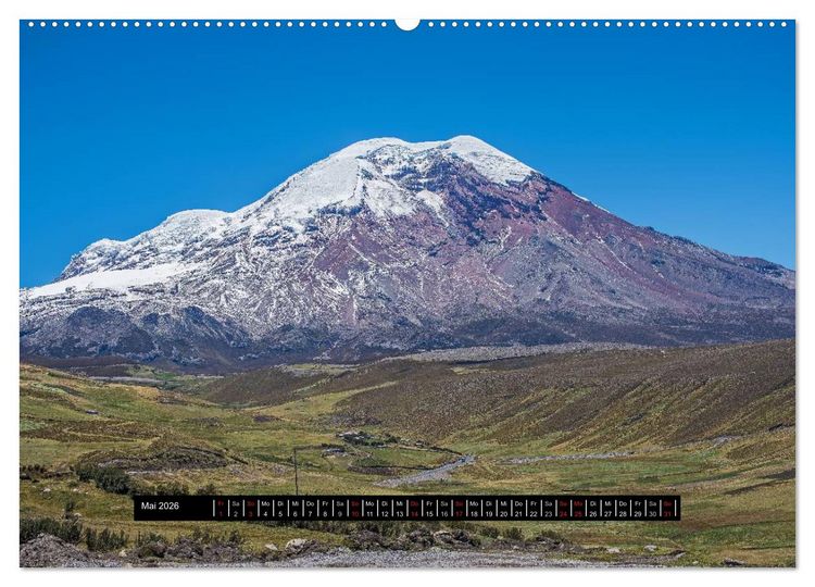 Produktbild: Ecuador (Wandkalender 2026 DIN A2 quer), CALVENDO Monatskalender
