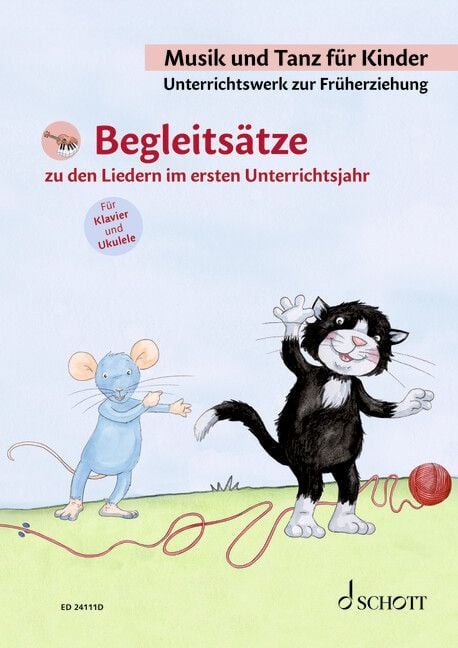 Produktbild: Musik und Tanz f&uuml;r Kinder &ndash; Begleits&auml;tze zu den Liedern im ersten Unterrichtsjahr f&uuml;r Klavier und Ukulele