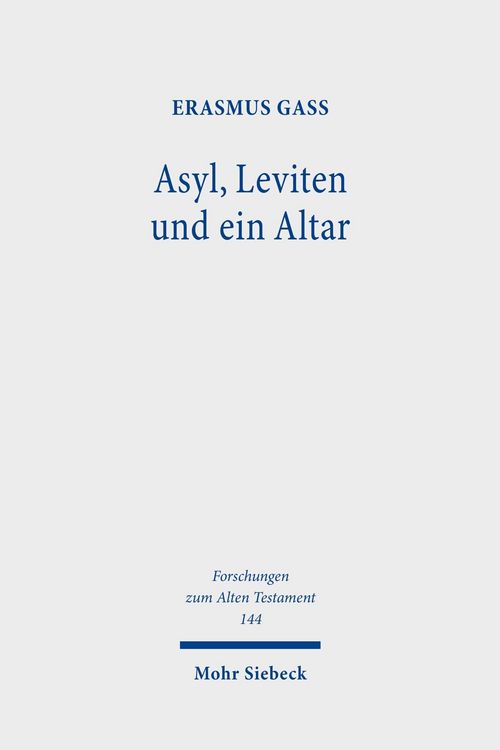 Bild vom Artikel Asyl, Leviten und ein Altar vom Autor Erasmus Gass
